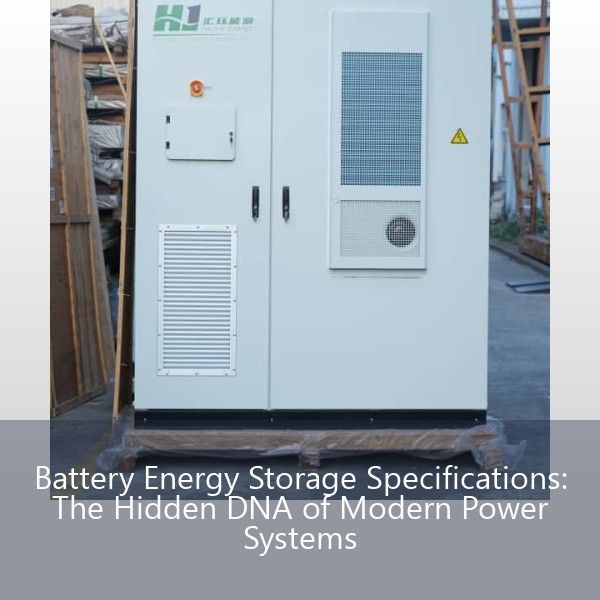 Battery Energy Storage Specifications: The Hidden DNA of Modern Power Systems